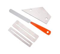 Ujjdwiurgh Fichier de Polissage de Guitare en Acier Inoxydable, Règle de Nivellement de Frettes de Guitare, Joint de Protection de Polissage de Frettes, Outil de Réparation de Guitare