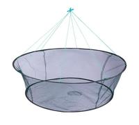 Ujjdwiurgh Filet de pêche portable pliable avec corde de pêche pour attraper des poissons, crabes, homards, accessoires de pêche