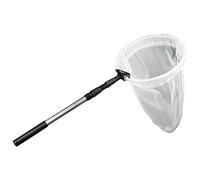 Ujjdwiurgh Filets à Main Pliants Rapides en Alliage D'Aluminium Sports de Plein Air Filet de Pêche à la Mouche Noir Poisson Poche Têtard Double Usage