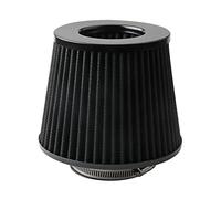 Ujjdwiurgh Filtre à air 76 mm - Tête champignon - Filtre d'échappement - Filtre d'admission universel pour voiture - Noir