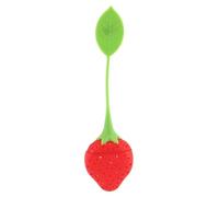 Ujjdwiurgh Filtre a de forme de fraise en silicone rouge