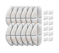 Ujjdwiurgh Filtres de Remplacement et Éponges de Pompe pour 7L/1.8Gal pour Distributeur d'eau pour Chiens Doga à Eau pour 12+12