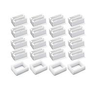 Ujjdwiurgh Filtres Rechange pour à Eau pour Chat, Filtres à Charbon pour à Eau en Céramique pour Animaux Compagnie, pour Animaux Compagnie en Acier Inoxydable