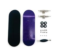 Ujjdwiurgh Finger Skateboard Board Largeur 32 mm Professionnel Maple Fingertip Skateboard Double Rocker Mini Skateboard Violet
