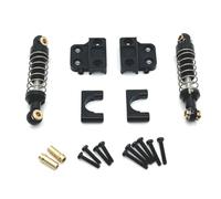 Ujjdwiurgh Fixation à Ressort D'Essieu en Aluminium Bricolage RC Voiture Camion RC Accessoires de Voiture pour MN 1/12 MN82 LC79 MN78 Noir