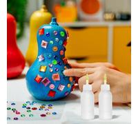 Ujjdwiurgh Flacon Applicateur de Colle de Précision de 100 Ml, Flacon Souple à Pointe D'Aiguille avec Huileur D'Aiguille Émoussée de Calibre 14 Ga, 16 Ga, 18 Ga, 20 Ga, 25 Ga