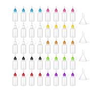 Ujjdwiurgh Flacons applicateurs de colle 30 ml avec pointe aiguille pour bricolage, peinture, papier, quilling, colle et encre