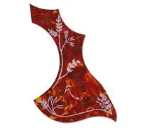 Ujjdwiurgh Fleur, Oiseau Papillon Guitare Pickguard Décoratif Auto-Visqueux Autocollant Corde Guitare Garde Protection Patch