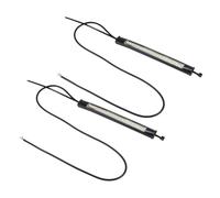 Ujjdwiurgh Flexible Switchback Bicolore Blanc et Moto LED Fourche Clignotant DRL Feux de Jour éTanche