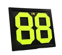 Ujjdwiurgh Football Soccer Substitution Card Board for Competition Practice Double Face Display 2-Digit Substitution Card