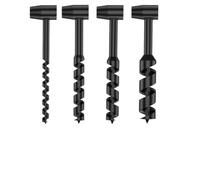 Ujjdwiurgh Forets hélicoïdaux d'extérieur 10/16/19/25 mm pour le camping, le travail du bois, outil de perforation de survie