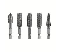 Ujjdwiurgh Forets rotatifs à tige hexagonale pour sculpture sur bois, râpe, meulage, rainure, ponçage, gravure, outil de fraisage