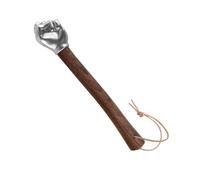 Ujjdwiurgh Forme de Poing pour Marteau de Camping Extérieur à Domicile, en Acier Inoxydable avec Manche en Bois, Projets DIY Décoratifs.