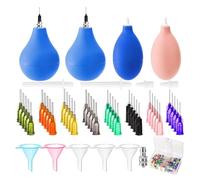 Ujjdwiurgh Fournitures D'Outils de Poterie, Applicateur de Pointes de Précision pour Poterie, Bouteilles en Céramique, Bouteille D'Extrusion de Glaçure, Ensemble D'Outils pour Argile