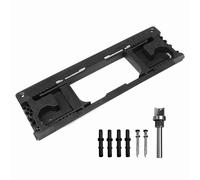 Ujjdwiurgh Gabarit de Charnière de Porte, Modèle de Charnière de Porte avec 8 Tailles de Charnière de 2-1/2 Pouces à 6 Pouces et 5 Épaisseurs de Porte de 1-3/8 Pouces à 2-1/2 Pouces