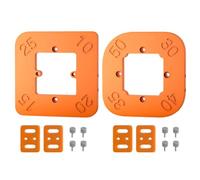 Ujjdwiurgh Gabarit de Fraises pour Table de Toupie à Panneaux de Bois R10-R50 Gabarit D'Angle D'Arc Gabarit de Rayon D'Angle de Toupie à Bois Gabarit de Fraiseuse à Bois