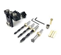 Ujjdwiurgh Gabarit de poche pour le travail du bois - Outils de perforation - 8 mm - 10 mm - Guide de perçage