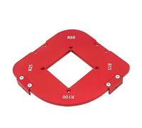 Ujjdwiurgh Gabarit de positionnement 4 en 1 à angle d'arc pour le travail du bois