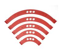 Ujjdwiurgh Gabarit de positionnement d'angle d'arc R100-R300 Outil réutilisable pour le travail du bois