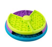 Ujjdwiurgh Gamelle pour chien à alimentation lente à 3 niveaux, réduit l'ennui et l'anxiété, mangeoire interactive antidérapante pour chien