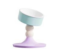 Ujjdwiurgh Gamelle Surélevée pour Chat et Chien, Réglable, avec Support Rotatif, Anti-Vomissements, Protège la Colonne Vertébrale des Animaux de Compagnie, Alimentation pour Chiots