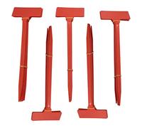 Ujjdwiurgh Gardens Outils De Plantation 50 Pcs Bonsai Étiquettes De Plantes En Plastique Étiquettes De Jardin T-Type Retourné Jardin Tags Marqueurs Pépinière Retournée Rouge