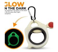 Ujjdwiurgh Gardien de Support de Attaches Zippées pour Attaches de Fils Électriques, Matériel Portable, Rangement D'Outils, Organisateur de Cravates Zippées qui Brillent dans le Noir