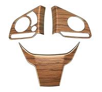Ujjdwiurgh Garniture de bouton de volant de voiture en grain de bois pour -V 2017, 2018, 2019, 2020, 2021