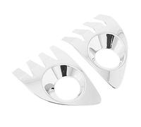 Ujjdwiurgh Garniture extérieure chromée en ABS pour feux de brouillard avant 2020 2021