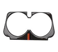 Ujjdwiurgh Garniture pour porte-gobelet de voiture en fibre de carbone pour Classe C GLC E W205 X253 W213 2015-2019