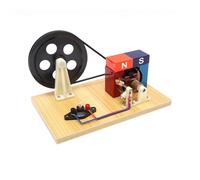 Ujjdwiurgh Générateur AC et DC à Manivelle Équipement Expérimental D'Électricité pour Collèges et Lycées Instruments D'Enseignement de la Physique Générateur à Manivelle J24019