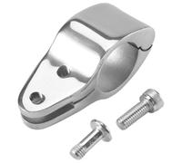 Ujjdwiurgh GlissièRe de Mâchoire ArticuléE par Dessus de Bimini de Bateau de 25Mm Convenant au MatéRiel en Acier Inoxydable 316 avec 2 Vis Faciles Installent