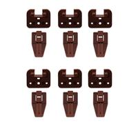 Ujjdwiurgh Glissières et Guides de Tiroir en Plastique, Pièce de Rechange pour de Glissières de Tiroir, Guides de Tiroir en Plastique pour Commode, une Installation Facile et Facile à Utiliser