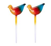 Ujjdwiurgh Globes à Arrosage Automatique pour Plantes en Forme D'Oiseau, Ampoules D'Eau en Verre, Insert de Jardinière à Arrosage Automatique pour Plantes D'Intérieur