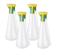 Ujjdwiurgh Gobelet de Lavage Oculaire Portable, 4 Pièces, 20 X 8 Cm, avec Pipette Pressante pour une Utilisation en Déplacement