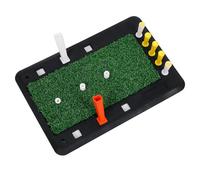 Ujjdwiurgh Golf Frappe Tapis Mini Pratique de Formation en Caoutchouc Pad Le Tapis de Pratique D'Impact de Golf pour Swing Swing Putting