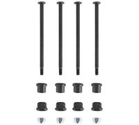 Ujjdwiurgh Goupille de vis à bras oscillant avant et arrière avec manchon d'arbre pour 144002 144010 124016 124017 RC Car Parts Accessoires