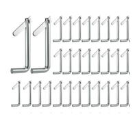 Ujjdwiurgh Goupilles de Verrouillage Métalliques pour Échafaudage en Acier Galvanisé, Résistantes à la Rouille, 30 Pièces, pour L'Architecture et L'Installation de Meubles