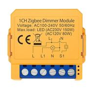 Ujjdwiurgh Graffiti Intelligent ZigBee On/Off 1 Voie Dark Box Smart Switch APP Module Multifonction de Gradation à Distance Installation Facile