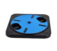 Ujjdwiurgh Griffoir pour Ongles de Chien Planche à Gratter pour Chien Compartiments à Collation Rond Rotatif Planche à Gratter pour Ongles Amovible Bleu