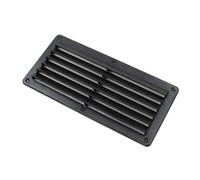 Ujjdwiurgh Grille d'aération marine pour caravane Installation facile Ventilation efficace 5 fentes Design carré Plastique ABS durable