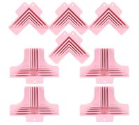 Ujjdwiurgh Guide d'angle pour boîtes en aggloméré - Pince de séparation - Pour bricolage, scrapbooking, couverture de livre - Rose