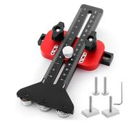 Ujjdwiurgh Guide de déchirure rapide et fin pour le travail du bois, gabarit fin à 3 poulies, guide de scie de table pour des coupes précises