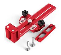 Ujjdwiurgh Guide de gabarit de scie de table avec roulement à rouleaux de sécurité fin - Fonctionne avec une scie à table, une scie à ruban pour des coupes répétitives à bande étroite