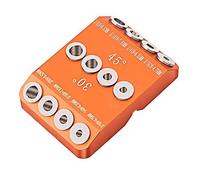 Ujjdwiurgh Guide de Perçage 30 45 Angle de 90 Degrés 4 Tailles de Trous de Perçage, Vis Tire-Fond, Gabarit de Perçage pour Bricolage, Artisanat en Bois, D'Escalier, Main Courante et Facile à