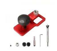 Ujjdwiurgh Guide de perçage de trou de charnière 19 mm Vertical Bureau Poinçon sphérique Ouvre-poignée Localisateur Outil de travail du bois