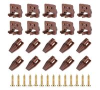 Ujjdwiurgh Guides de Glissière de Tiroir, Guide de Tiroir pour Glissières de Commode pour Tiroir à Central, Compatible avec les Systèmes de Tiroirs -Trak à 1 Tiroir