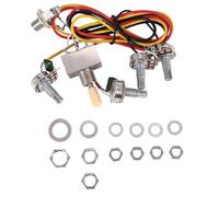 Ujjdwiurgh Guitar Faisceau De Câbles Pré-Câblé 2 Volumes 4 Tons Pots 4-500K Pour Guitare Lp