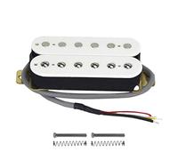 Ujjdwiurgh Guitare Électrique Humbucker Pick-Ups Col Alnico V Pick-Up Blanc
