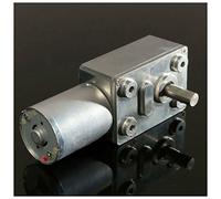 Ujjdwiurgh GW370 12V 6Rpm RéVersible à Engrenages à Vis Sans Fin à Couple éLevé Turbo DC Motor 35A